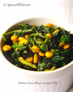 kolmou-xaax-bhaji-spinach-fry